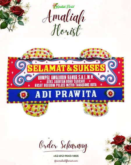 Papan Bunga Ucapan Selamat Tanjung Raya